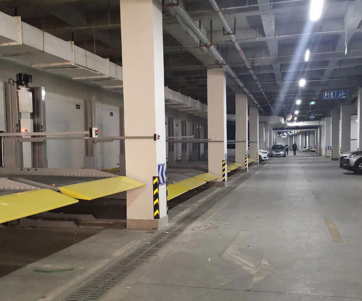 大渡口兩柱機械立體車庫拆除